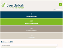 Tablet Screenshot of foyerdelork.be